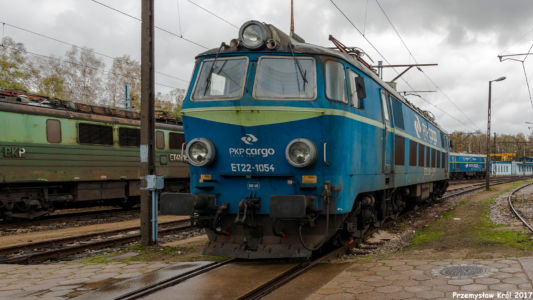 ET22-1054 | Lokomotywownia Łódź Olechów Zakład Centralny PKP Cargo