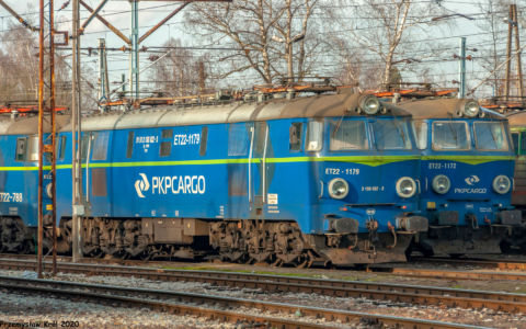 ET22-1179 | Lokomotywownia Łódź Olechów Zakład Centralny PKP Cargo