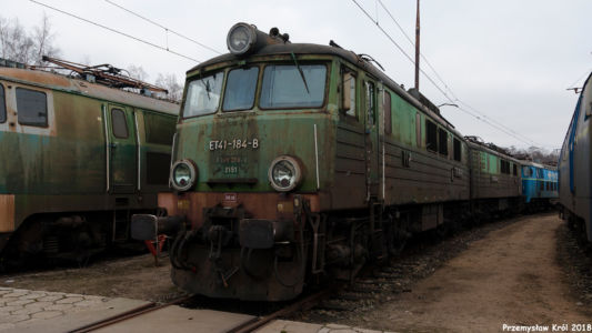 ET41-184 | Lokomotywownia Łódź Olechów Zakład Centralny PKP Cargo