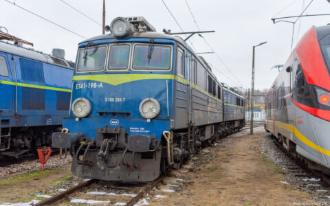 ET41-198 | Lokomotywownia Łódź Olechów Zakład Centralny PKP Cargo