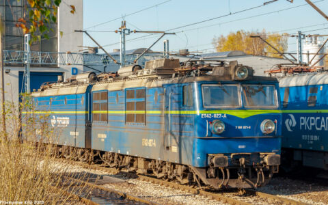 ET42-027 | Lokomotywownia Łódź Olechów Zakład Centralny PKP Cargo