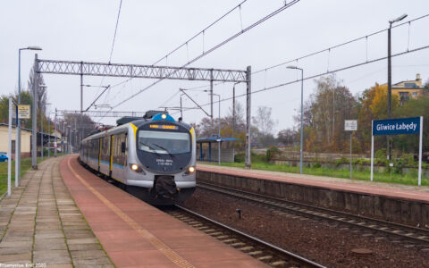 EN57AL-1687 | Stacja Gliwice Łabędy