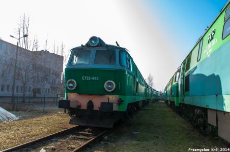 ET22-863 | Lokomotywownia PKP Cargo w Skarżysku-Kamiennej