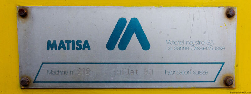 Matisa Machine n° 212 | Stacja Pleszew Miasto